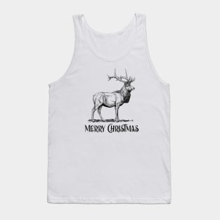 Christmas Deer Tank Top